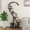 5 Tier Metal Plant Stand With Hanging Hook For Multiple Plants